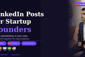 write linkedin posts english and spanish