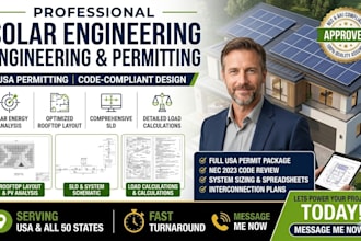 do solar energy analysis rooftop layout sld nec compliant load cal pv USA permit