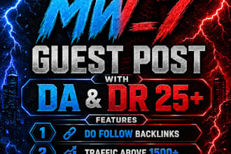 work from low to high quality guest post in hot niches