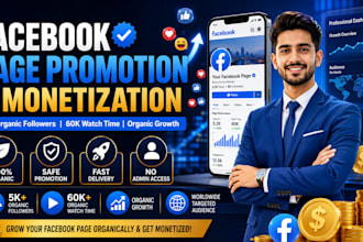organically promote and monetize your facebook page