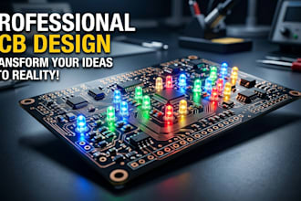 design professional eda pcb layouts and macro led circuits