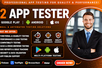 provide 12 testers 20 testers for google play console closed testing app testing