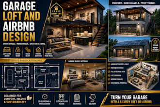 design garage loft apartments airbnb garage conversions solar ready garage plans