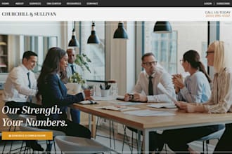 build squarespace accounting website cpa tax preparation bookkeeping website