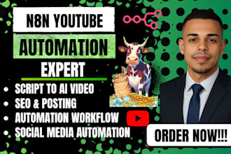 n8n ai video automation for tiktok, reels and n8n youtube automation