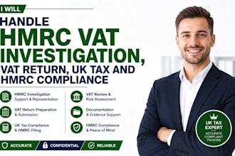handle hmrc vat investigation vat return UK tax hmrc compliance for you brand