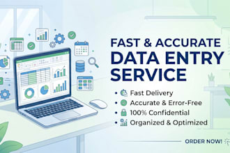 ms word, excel, powerpoint, typing and data entry work