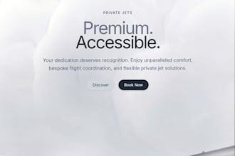 create a modern landing page using ai