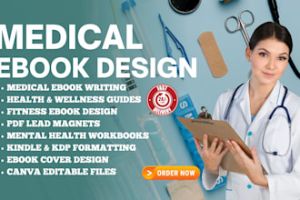 write and design medical health fitness ebook lead magnet