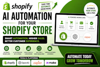 shopify ai automation using openai and zapier