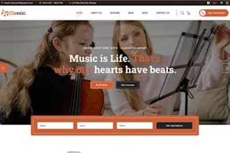 build squarespace website music instructor website piano lesson guitar website