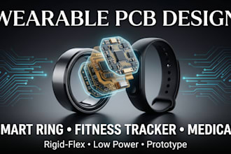 design wearable pcb for smart ring and fitness tracker