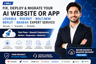 fix deploy lovable rocket bolt replit base44 ai and speed optimize website app