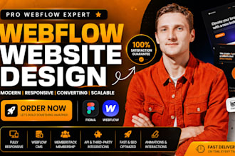 create webflow website, figma to webflow, webflow cms, API integration website