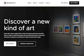 build squarespace art gallery website museum website painter website