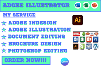 do adobe illustrator,vector tracing,adobe photoshop,graphics design,flyer design