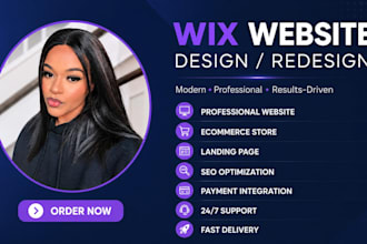 do wix website design ecommerce store landing page wix SEO expert