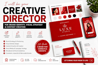 be your creative director for brand identity, visual strategy, content creation