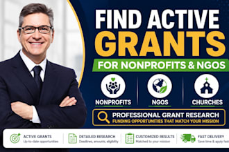 research active grants for your nonprofit or ngo
