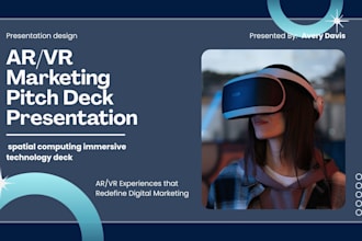 design ar vr startup pitch deck spatial computing immersive technology deck