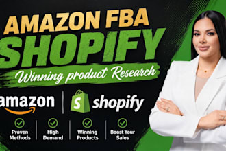 do shopify product research, fba product research and ebay dropshipping