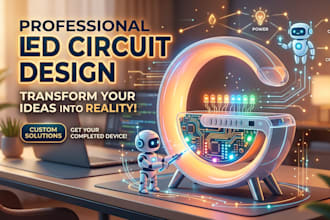 design schematic, pcb layout and macro led circuit professionally