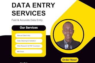 your reliable data entry specialist