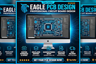 create eagle pcb design with gerber files