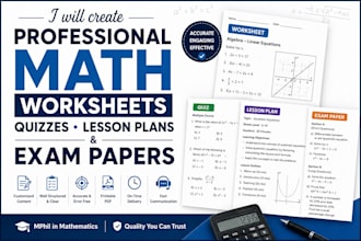 create printable math worksheets and practice quizzes