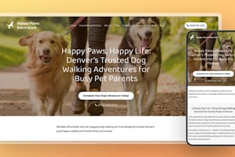 squarespace dog training website pet sitting website dog walking website