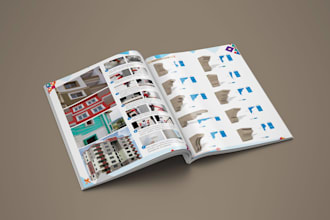 design professional brochure layouts and product catalogs for your business