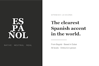 teach you conversational spanish with a neutral colombian accent
