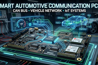 develop smart automotive communication pcb for vehicle electronics