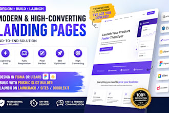 setup prismic slice builder launchaco uizard figma sites doodlekit landing page