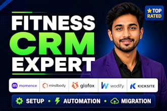 setup momence mindbody, gloflox, wodify fitness CRM for your gym or studio va