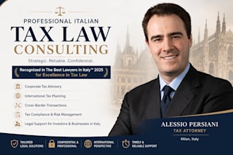 provide professional italian tax law consulting