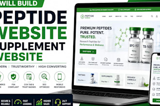 build peptide website peptide  website supplement website