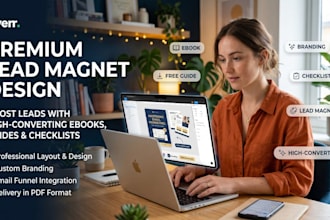 design a professional canva lead magnet ebook workbook or PDF