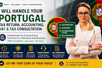 handle your portugal tax return, accounting, vat and tax consultation pro