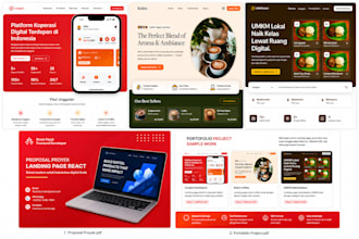 build professional website landing pages
