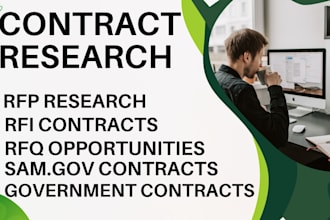 find government contract, rfp rfi rfq and sam gov  bid for companies businesses