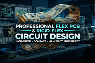 design professional flex pcb and rigid flex circuits
