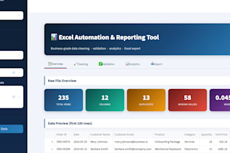 automate excel data cleaning validation and reporting with python