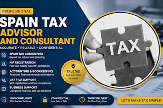 do spain tax, tax consultant, tax advise, nif registration, handle accounting
