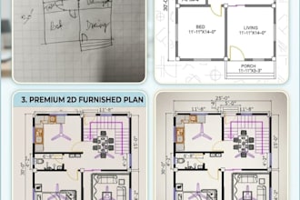 draw, redraw 2d floorplan in autocad
