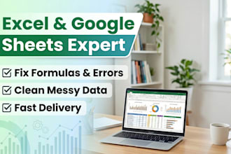 fix excel formulas and clean messy data
