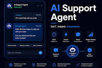 build an ai customer support agent for your business