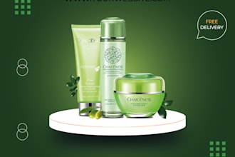 create professional product manipulation social media design