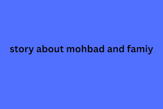 tell a story about mohbad and family