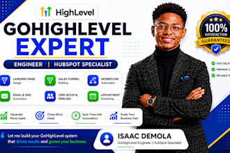 gohighlevel funnel, website, crm automation, lead generation